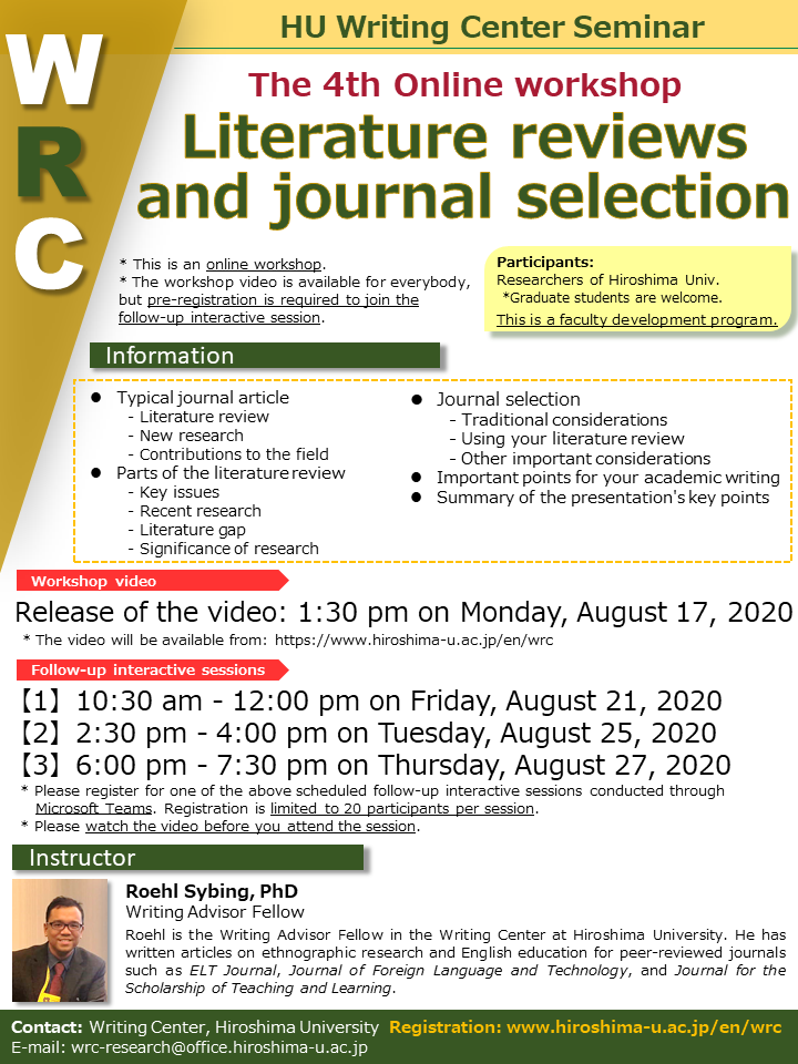 writing a journal review